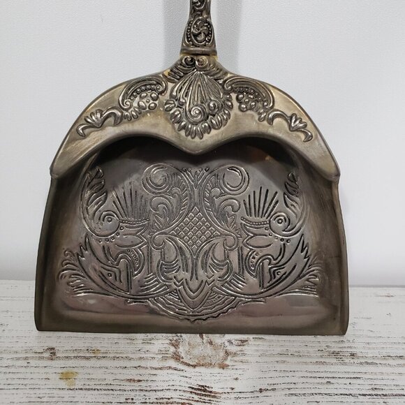GSA Silver Plated Dustpan Crumb Pan  Godinger Silver Art  Silent Butler - Picture 2 of 5